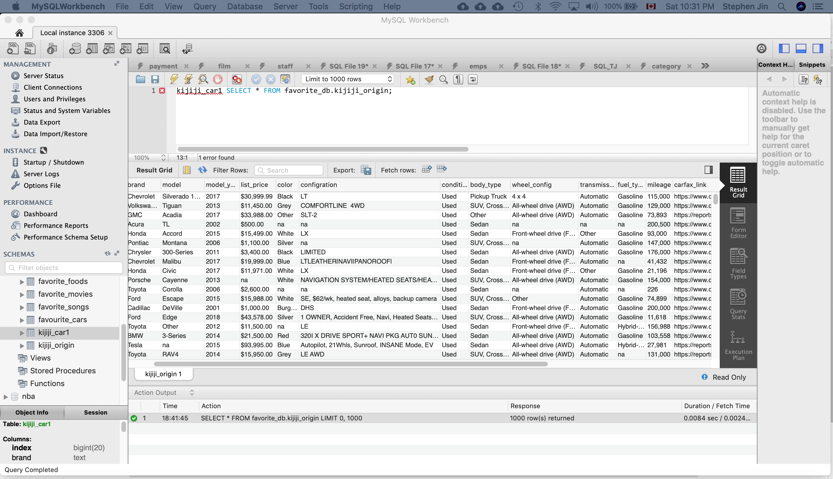 MySql Query